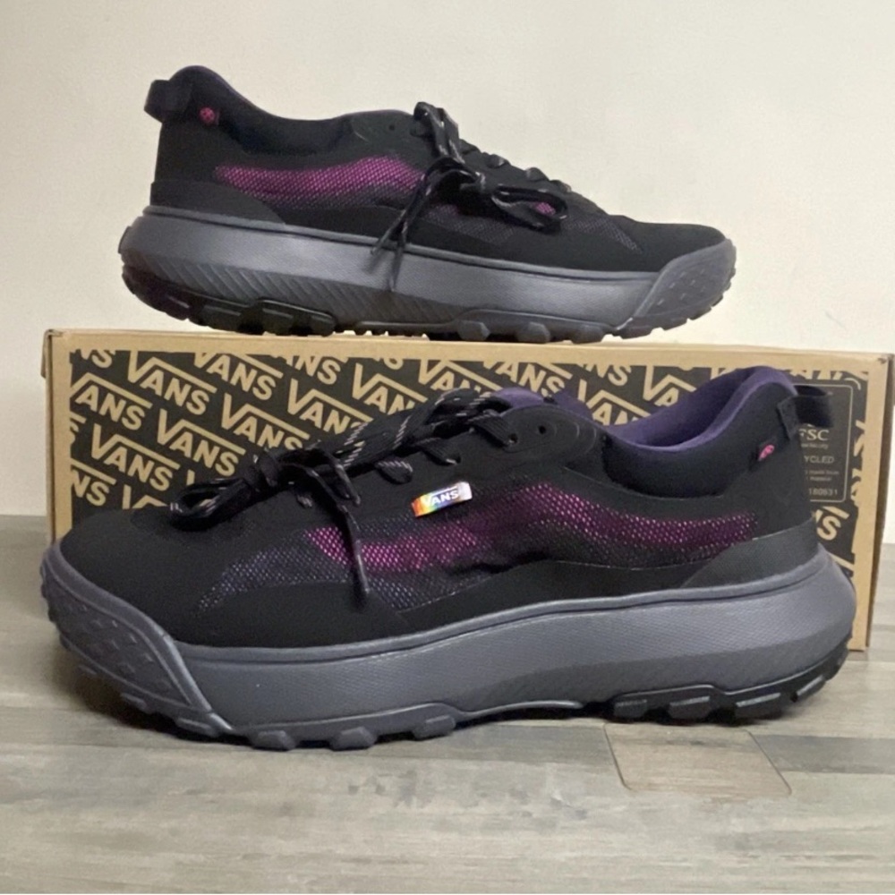 Vans MTE CrossPath Black/Multicolor Sneakers Hiking Shoes NEW